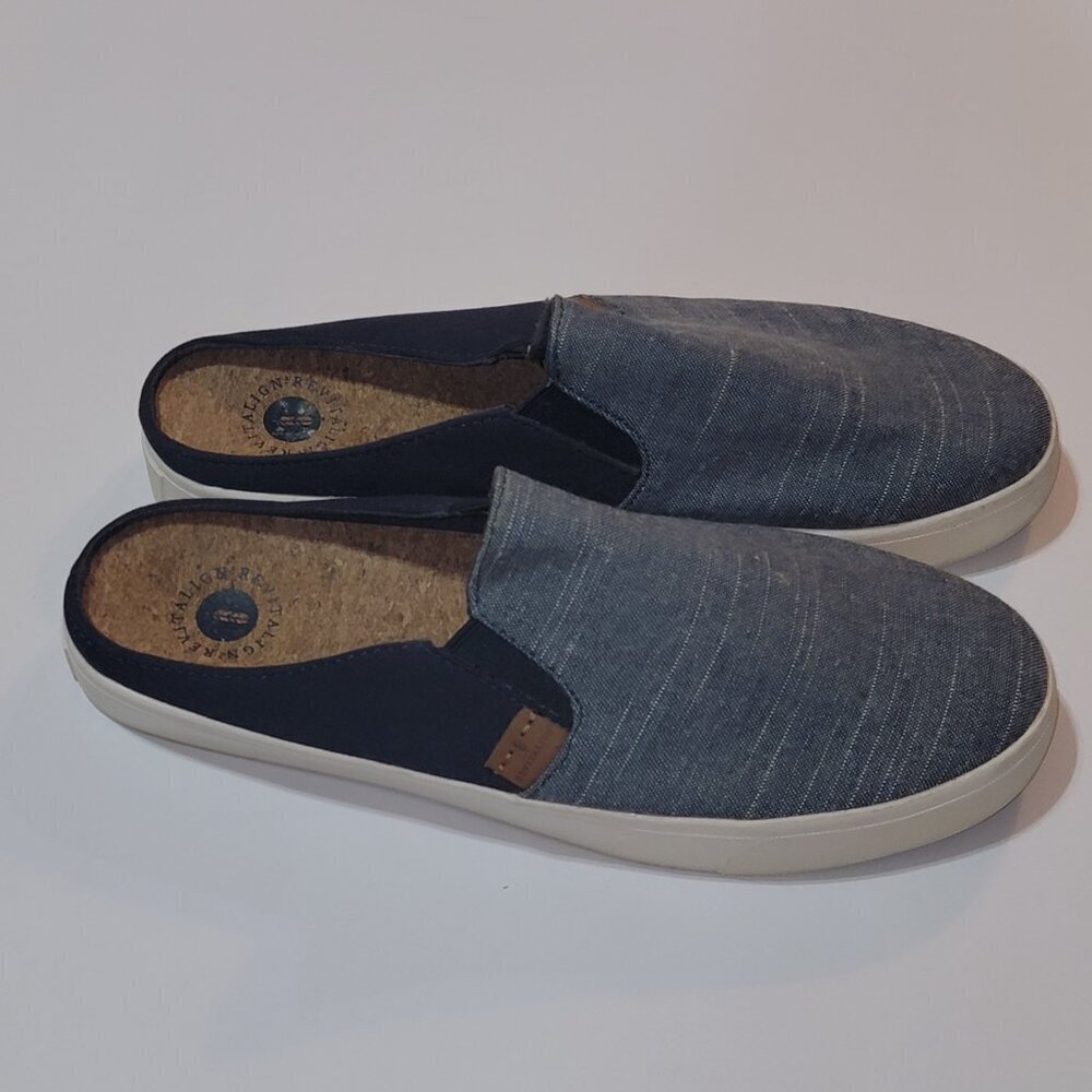 Revitalign Women’s Esplanade Canvas Sneaker Mule – Orthotic Support – Size 12B - Picture 6 of 13
